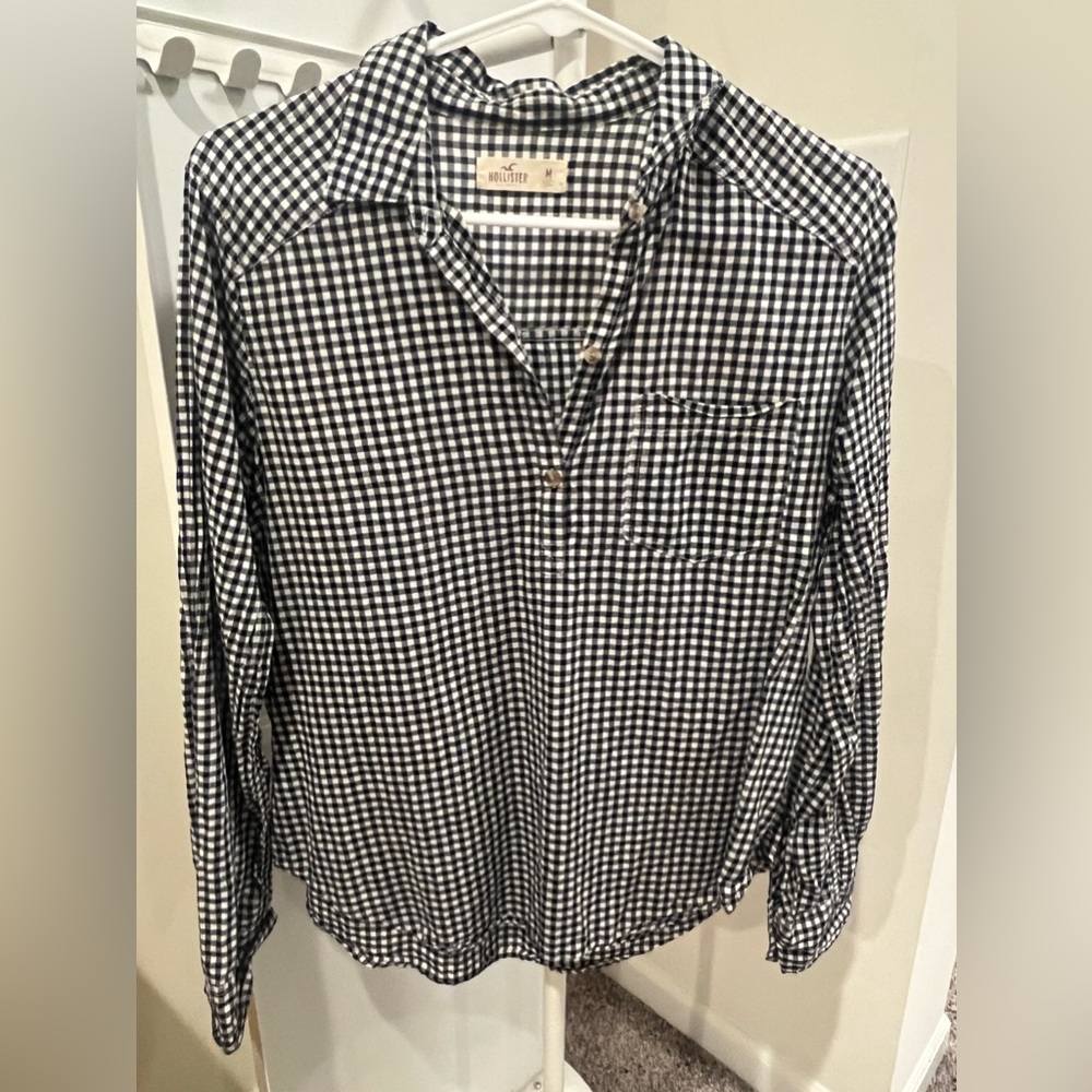 Hollister block knit top, size M